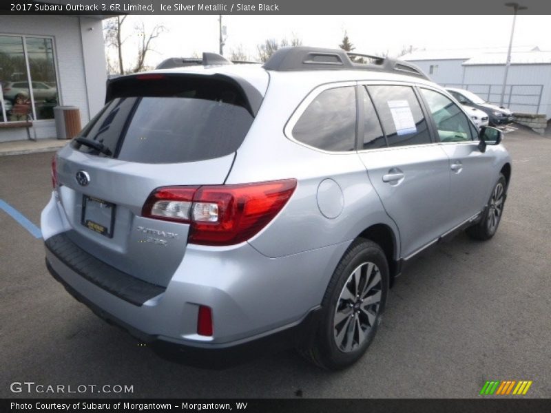 Ice Silver Metallic / Slate Black 2017 Subaru Outback 3.6R Limited