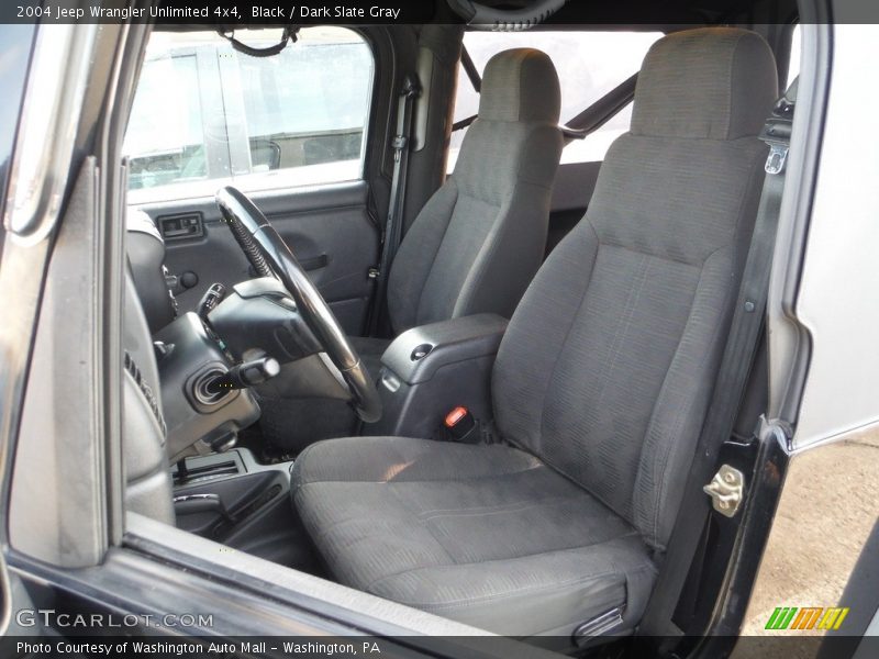 Black / Dark Slate Gray 2004 Jeep Wrangler Unlimited 4x4