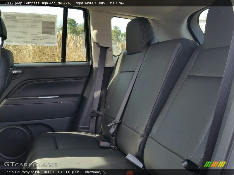 Bright White / Dark Slate Gray 2017 Jeep Compass High Altitude 4x4