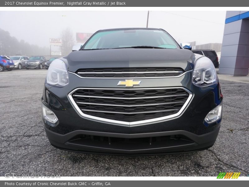 Nightfall Gray Metallic / Jet Black 2017 Chevrolet Equinox Premier