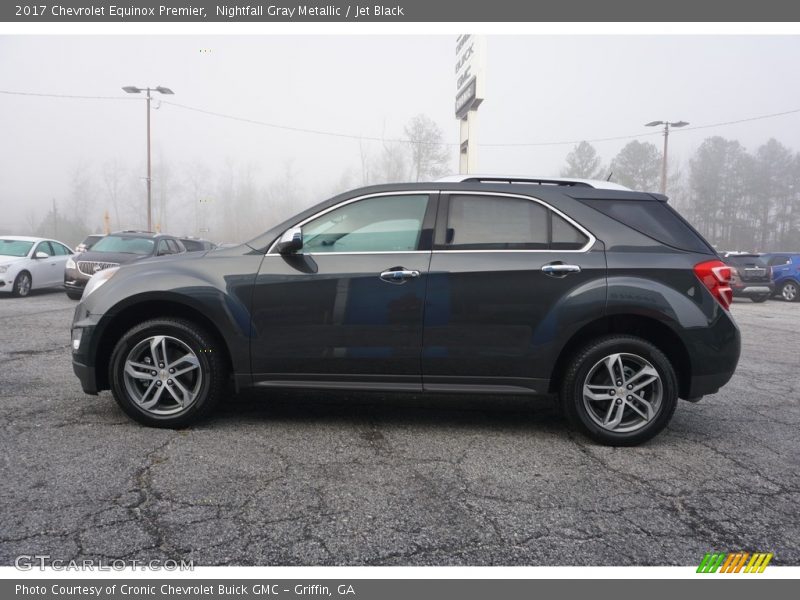 Nightfall Gray Metallic / Jet Black 2017 Chevrolet Equinox Premier