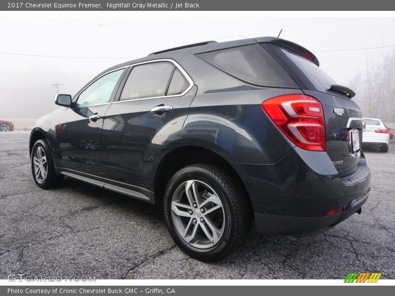 Nightfall Gray Metallic / Jet Black 2017 Chevrolet Equinox Premier