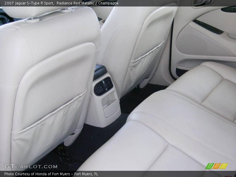 Radiance Red Metallic / Champagne 2007 Jaguar S-Type R Sport