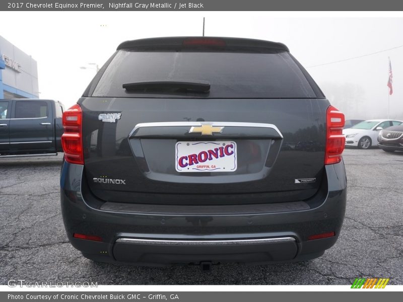 Nightfall Gray Metallic / Jet Black 2017 Chevrolet Equinox Premier