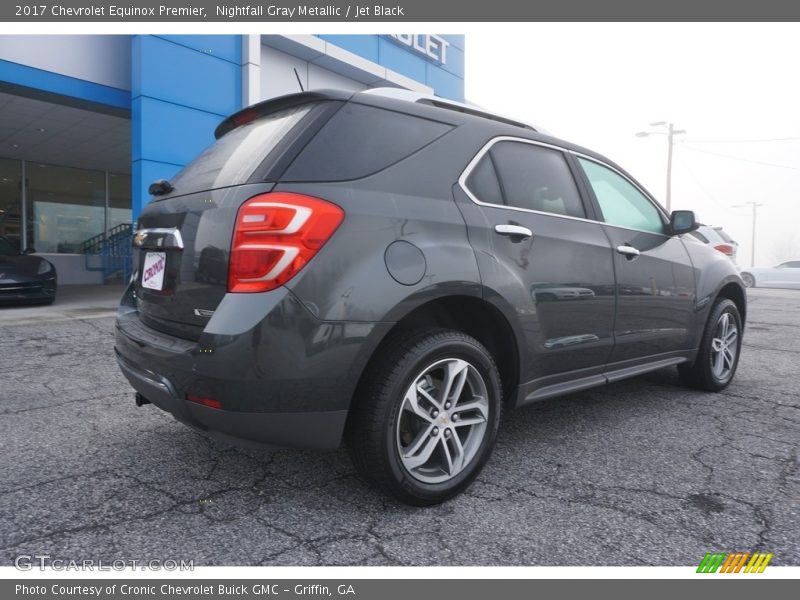Nightfall Gray Metallic / Jet Black 2017 Chevrolet Equinox Premier