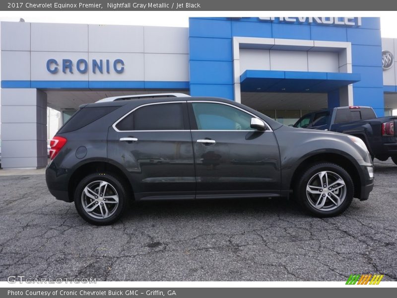 Nightfall Gray Metallic / Jet Black 2017 Chevrolet Equinox Premier