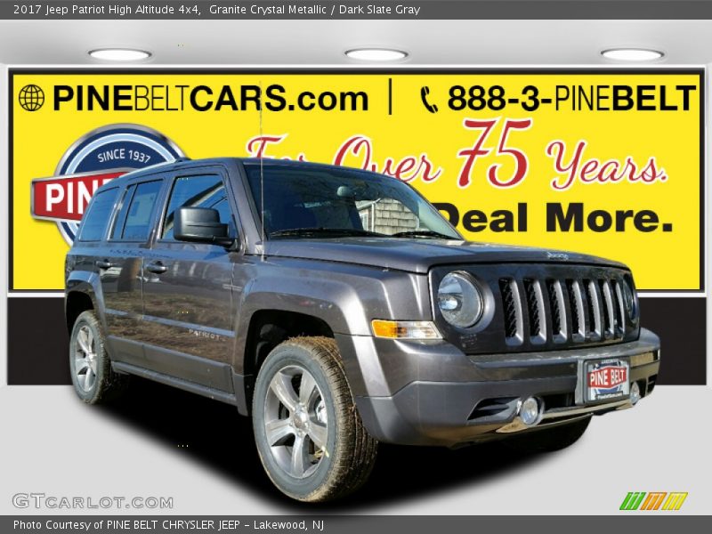 Granite Crystal Metallic / Dark Slate Gray 2017 Jeep Patriot High Altitude 4x4