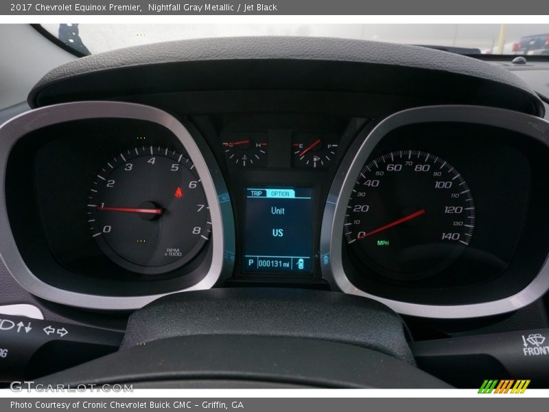 Nightfall Gray Metallic / Jet Black 2017 Chevrolet Equinox Premier