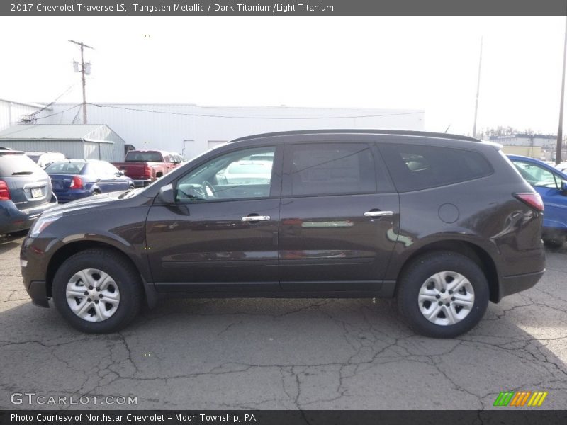 Tungsten Metallic / Dark Titanium/Light Titanium 2017 Chevrolet Traverse LS