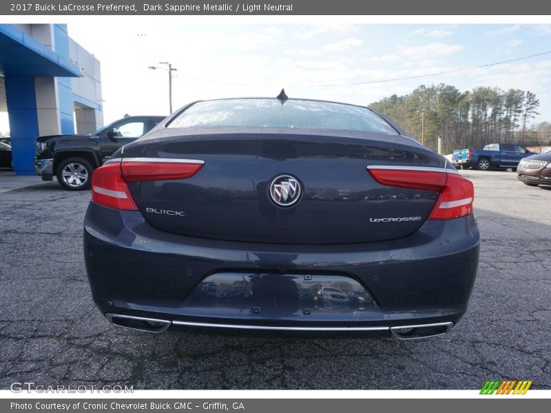 Dark Sapphire Metallic / Light Neutral 2017 Buick LaCrosse Preferred
