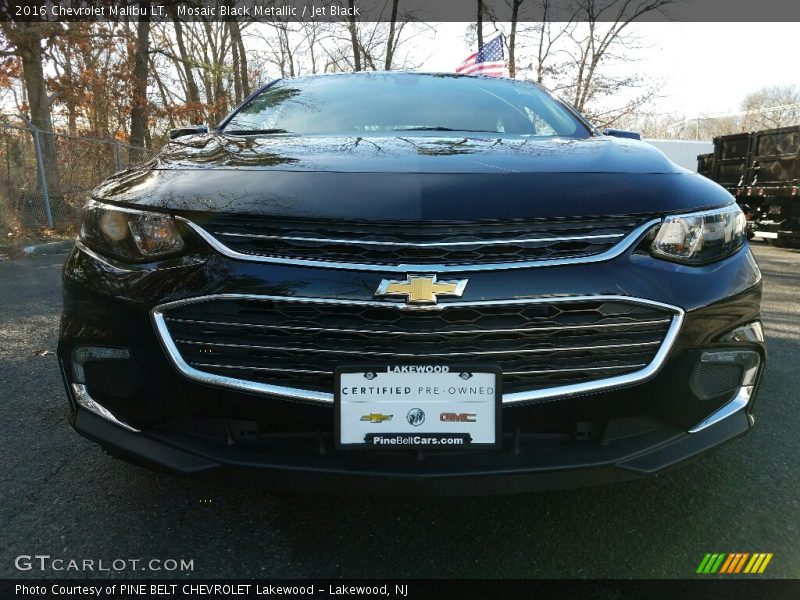 Mosaic Black Metallic / Jet Black 2016 Chevrolet Malibu LT