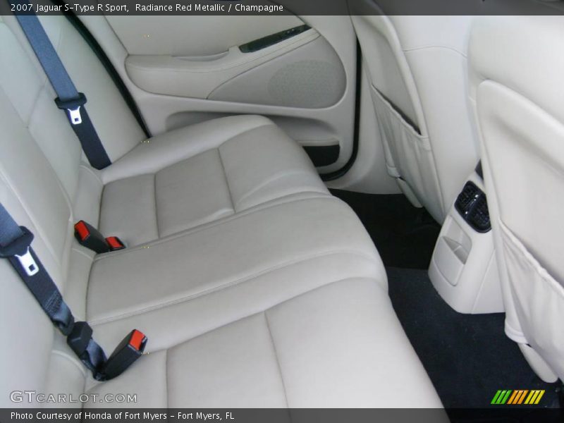 Radiance Red Metallic / Champagne 2007 Jaguar S-Type R Sport
