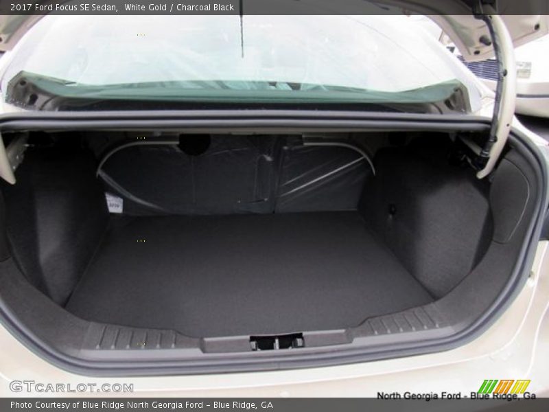 White Gold / Charcoal Black 2017 Ford Focus SE Sedan