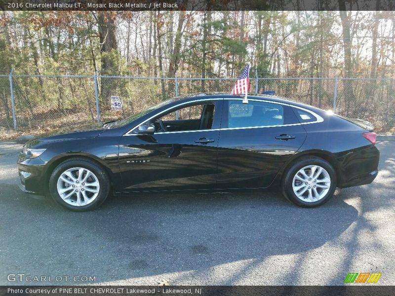 Mosaic Black Metallic / Jet Black 2016 Chevrolet Malibu LT