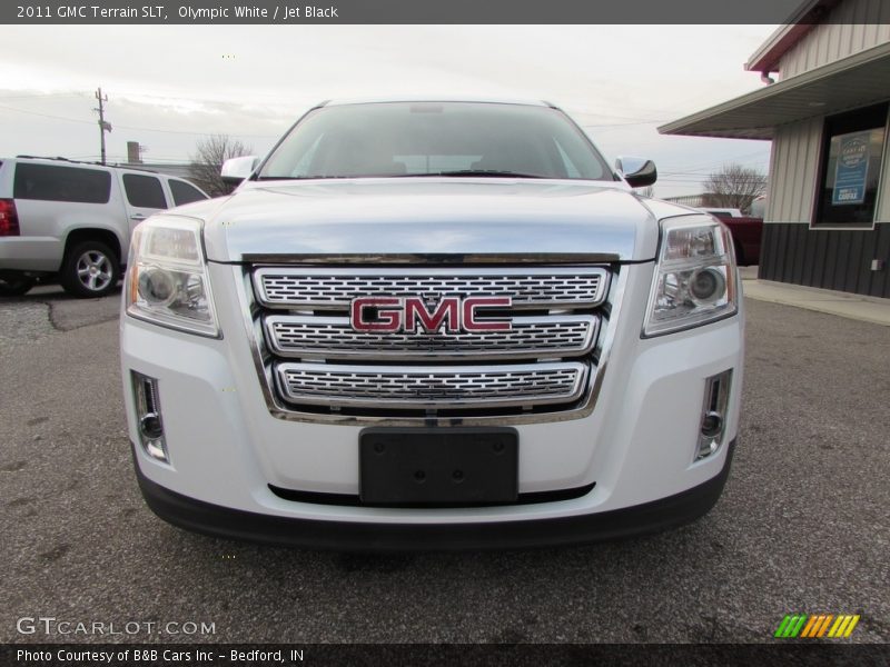 Olympic White / Jet Black 2011 GMC Terrain SLT