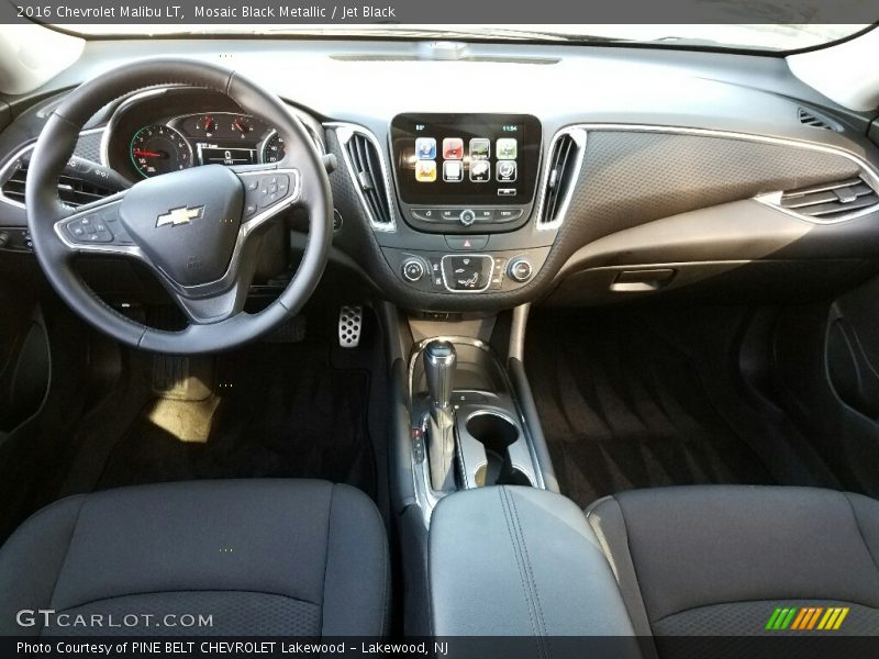 Mosaic Black Metallic / Jet Black 2016 Chevrolet Malibu LT