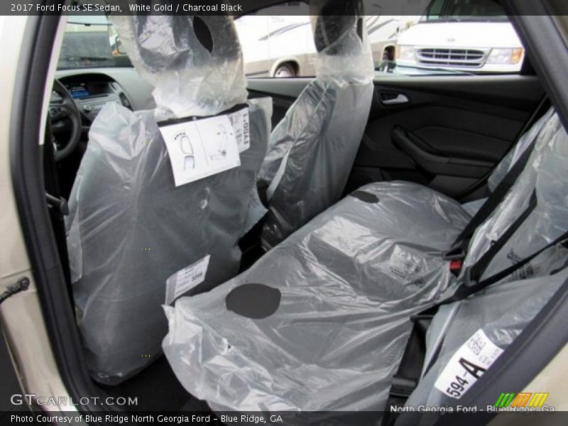 White Gold / Charcoal Black 2017 Ford Focus SE Sedan