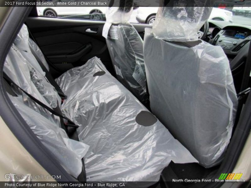 White Gold / Charcoal Black 2017 Ford Focus SE Sedan