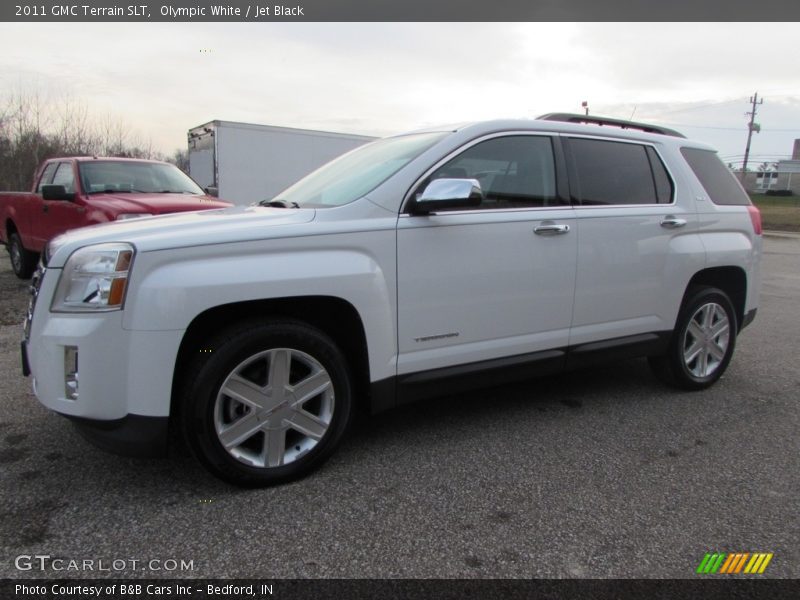 Olympic White / Jet Black 2011 GMC Terrain SLT