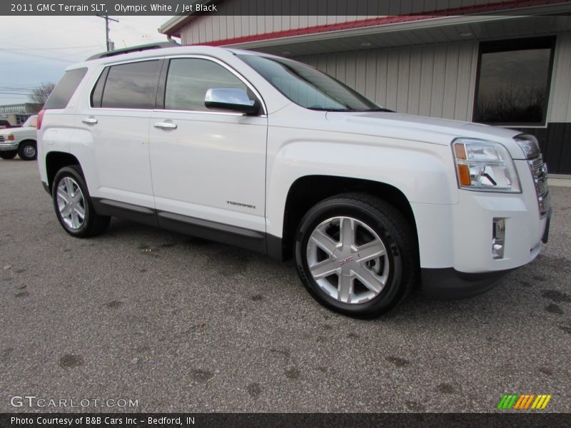 Olympic White / Jet Black 2011 GMC Terrain SLT