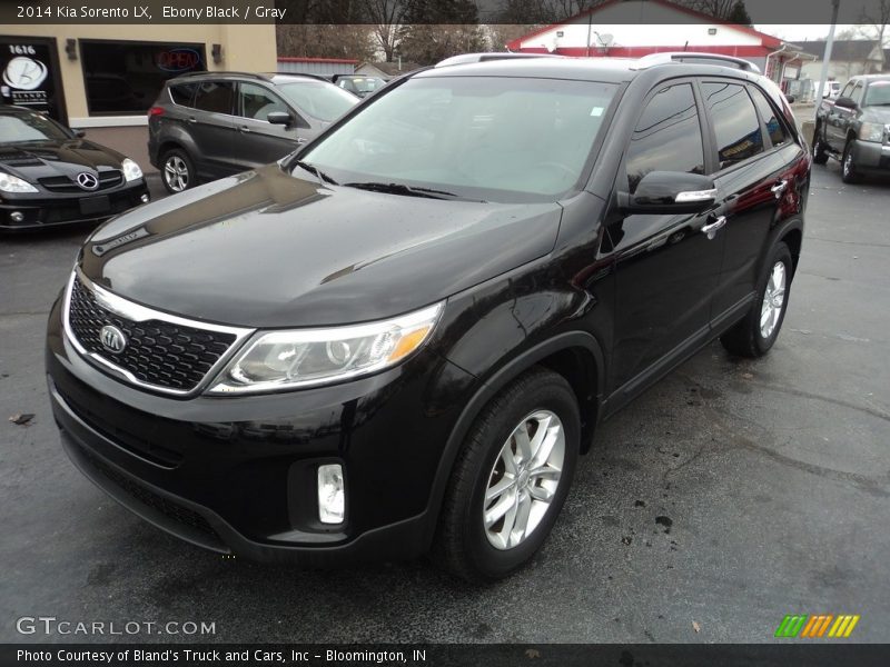 Ebony Black / Gray 2014 Kia Sorento LX