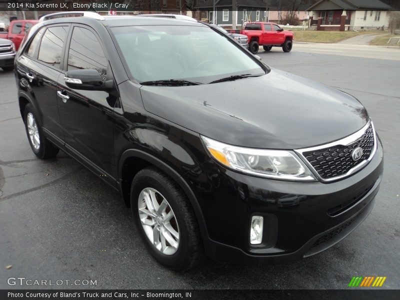 Ebony Black / Gray 2014 Kia Sorento LX