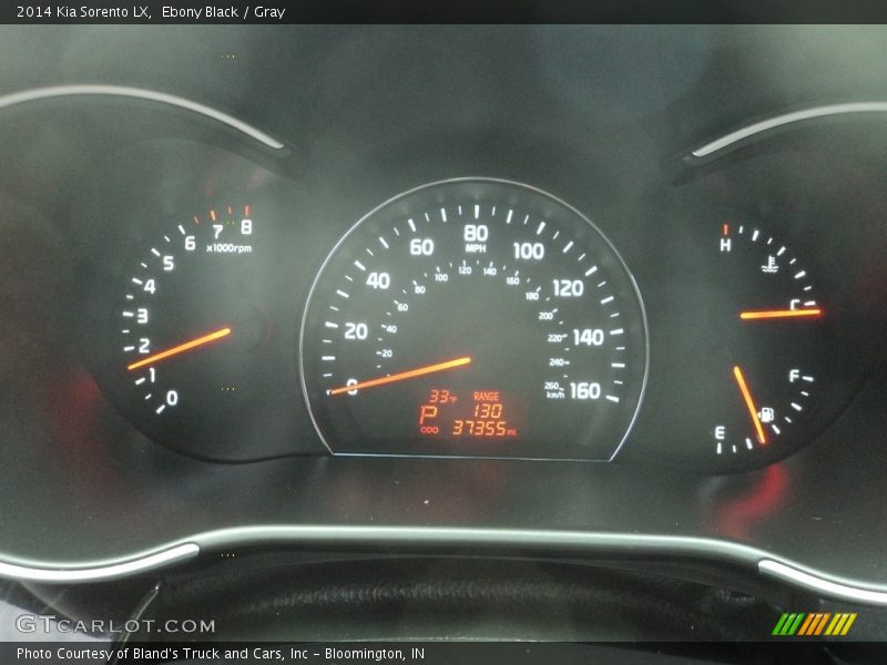 Ebony Black / Gray 2014 Kia Sorento LX