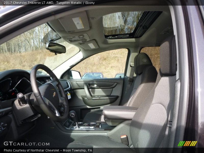 Tungsten Metallic / Ebony 2017 Chevrolet Traverse LT AWD