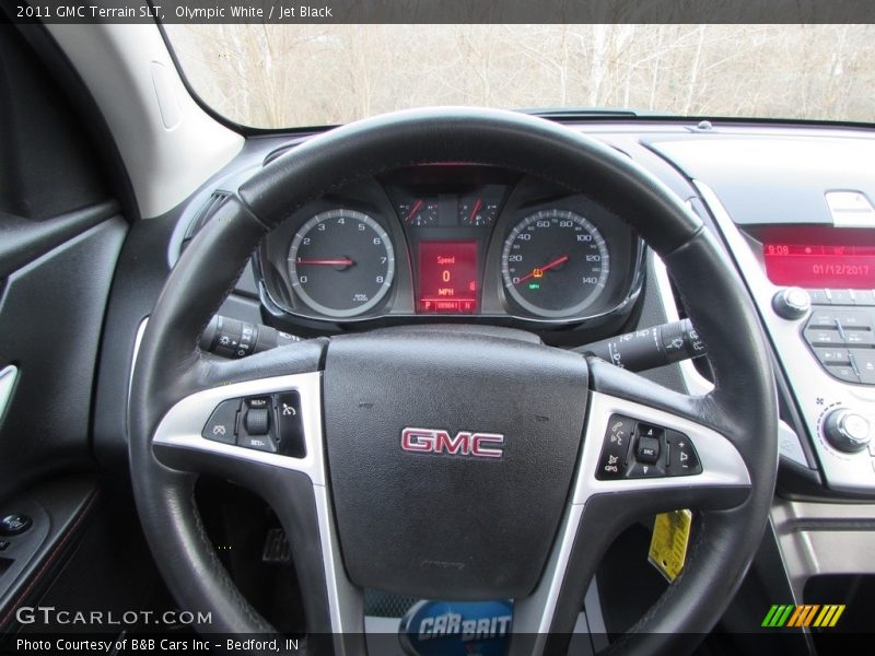 Olympic White / Jet Black 2011 GMC Terrain SLT