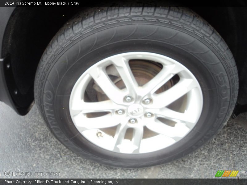 Ebony Black / Gray 2014 Kia Sorento LX
