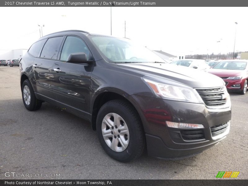 Tungsten Metallic / Dark Titanium/Light Titanium 2017 Chevrolet Traverse LS AWD
