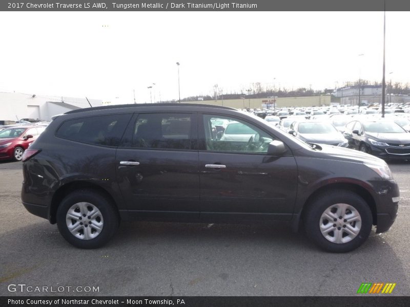 Tungsten Metallic / Dark Titanium/Light Titanium 2017 Chevrolet Traverse LS AWD