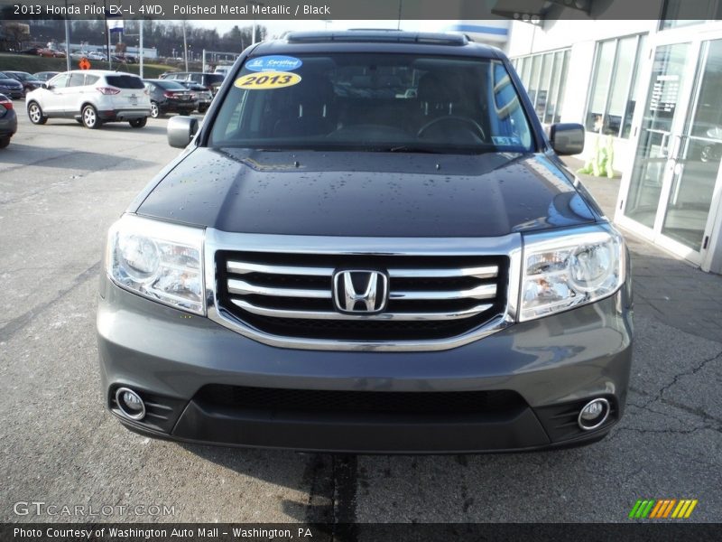 Polished Metal Metallic / Black 2013 Honda Pilot EX-L 4WD