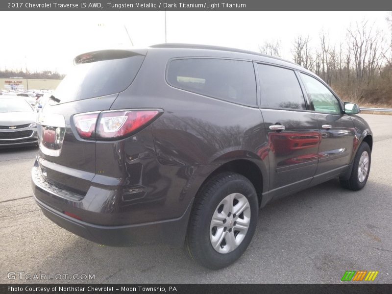 Tungsten Metallic / Dark Titanium/Light Titanium 2017 Chevrolet Traverse LS AWD