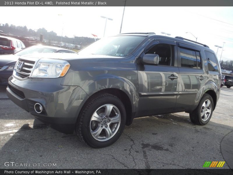 Polished Metal Metallic / Black 2013 Honda Pilot EX-L 4WD