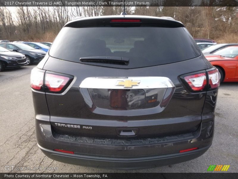 Tungsten Metallic / Dark Titanium/Light Titanium 2017 Chevrolet Traverse LS AWD