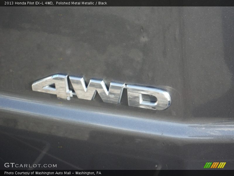 Polished Metal Metallic / Black 2013 Honda Pilot EX-L 4WD