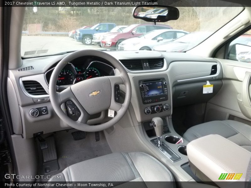 Tungsten Metallic / Dark Titanium/Light Titanium 2017 Chevrolet Traverse LS AWD