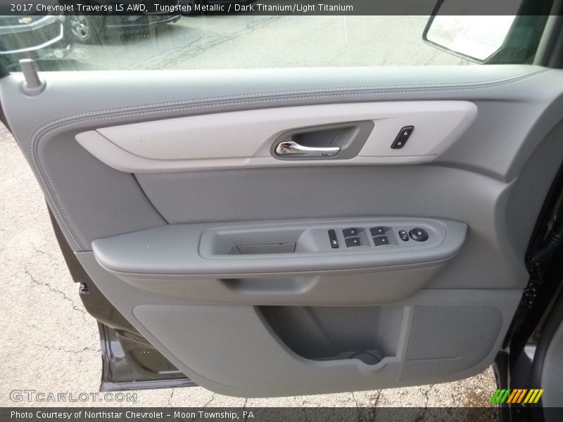 Tungsten Metallic / Dark Titanium/Light Titanium 2017 Chevrolet Traverse LS AWD