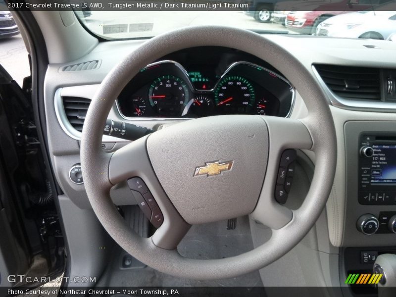 Tungsten Metallic / Dark Titanium/Light Titanium 2017 Chevrolet Traverse LS AWD