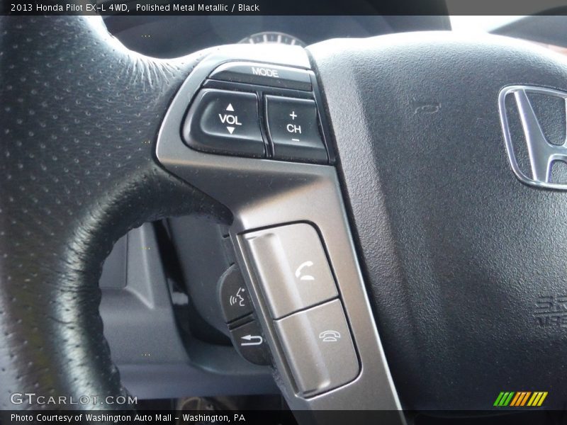 Polished Metal Metallic / Black 2013 Honda Pilot EX-L 4WD
