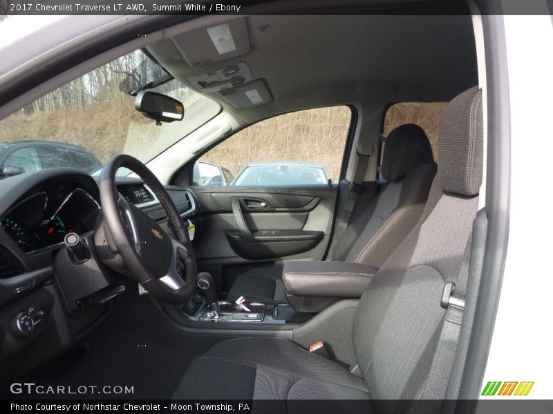 Summit White / Ebony 2017 Chevrolet Traverse LT AWD