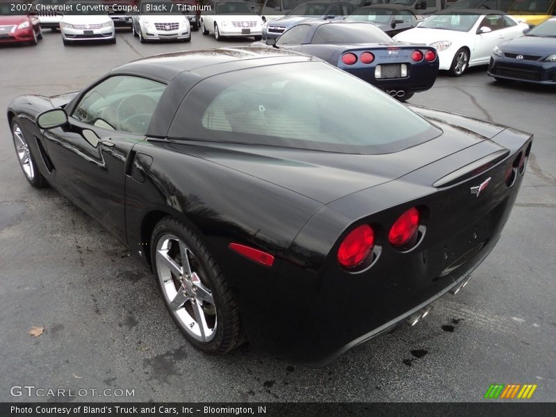 Black / Titanium 2007 Chevrolet Corvette Coupe
