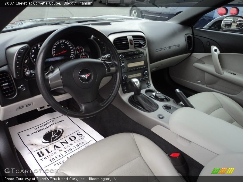 Black / Titanium 2007 Chevrolet Corvette Coupe