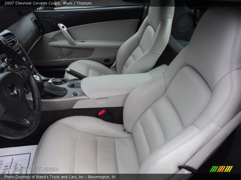 Black / Titanium 2007 Chevrolet Corvette Coupe