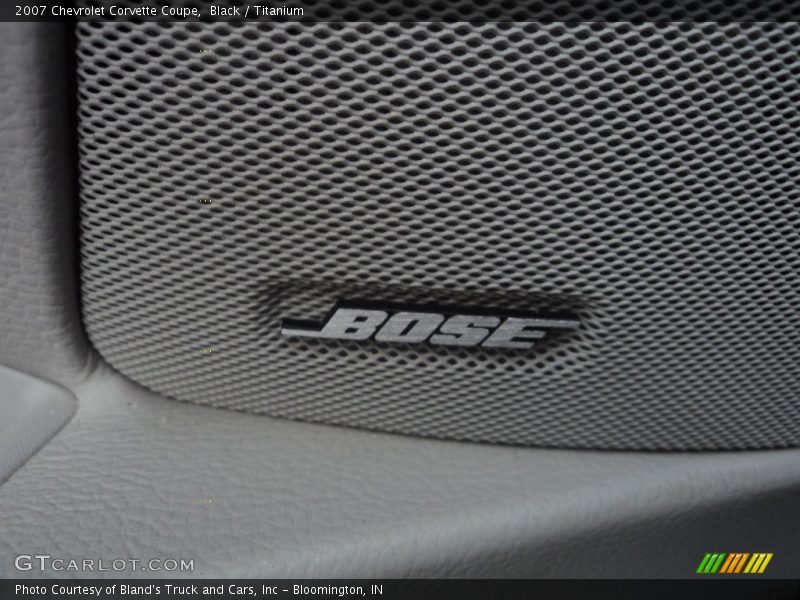 Black / Titanium 2007 Chevrolet Corvette Coupe