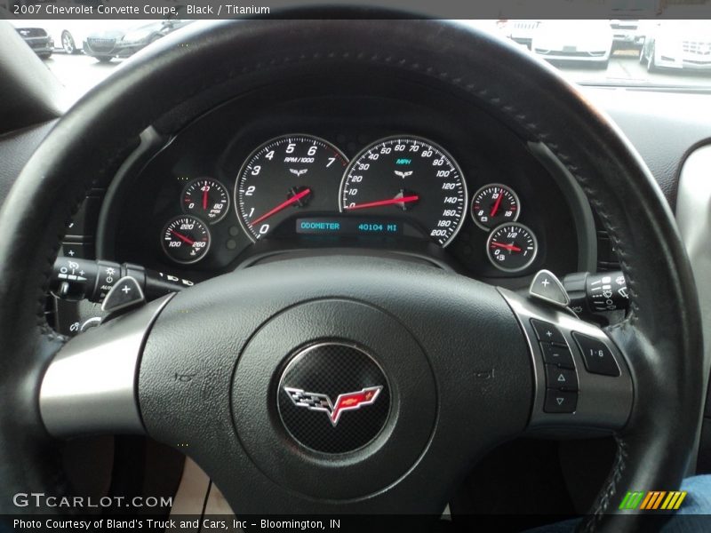 Black / Titanium 2007 Chevrolet Corvette Coupe
