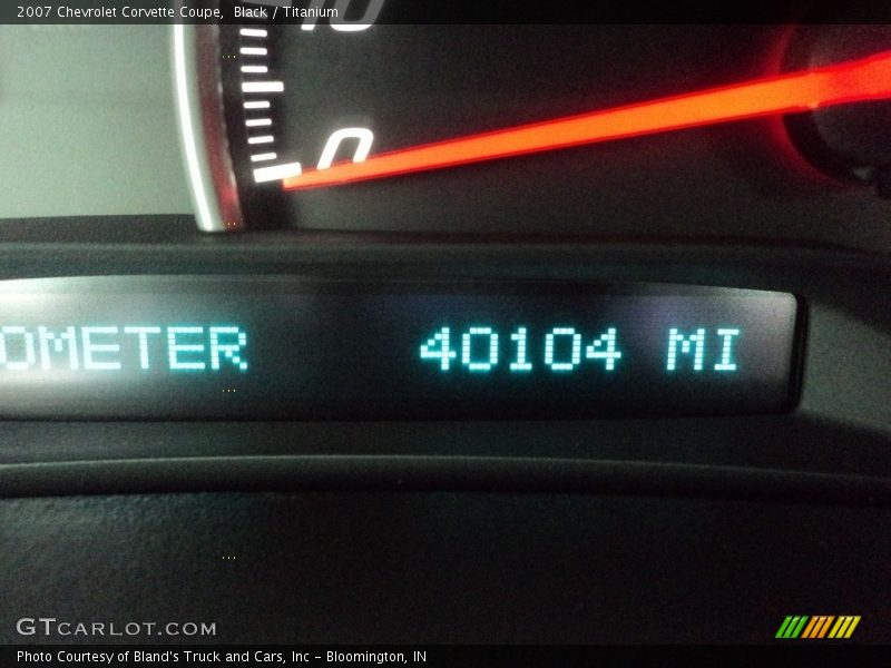 Black / Titanium 2007 Chevrolet Corvette Coupe