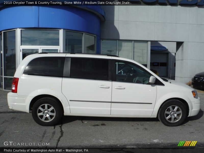 Stone White / Medium Slate Gray/Light Shale 2010 Chrysler Town & Country Touring