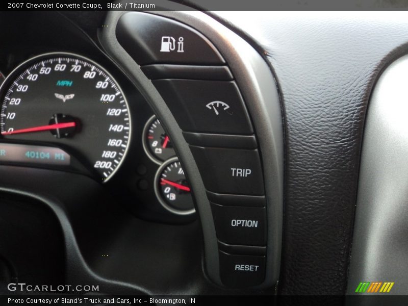 Black / Titanium 2007 Chevrolet Corvette Coupe